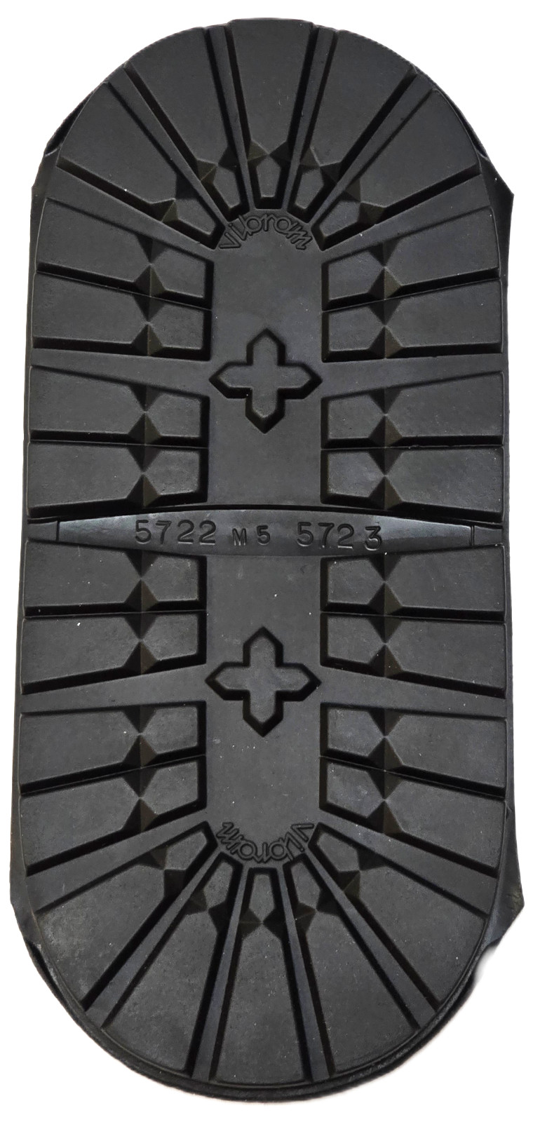VIBRAM #5723 M#5 BLACK 40 Shoe Repair HEELS 4/8 24 iron 1 Pair