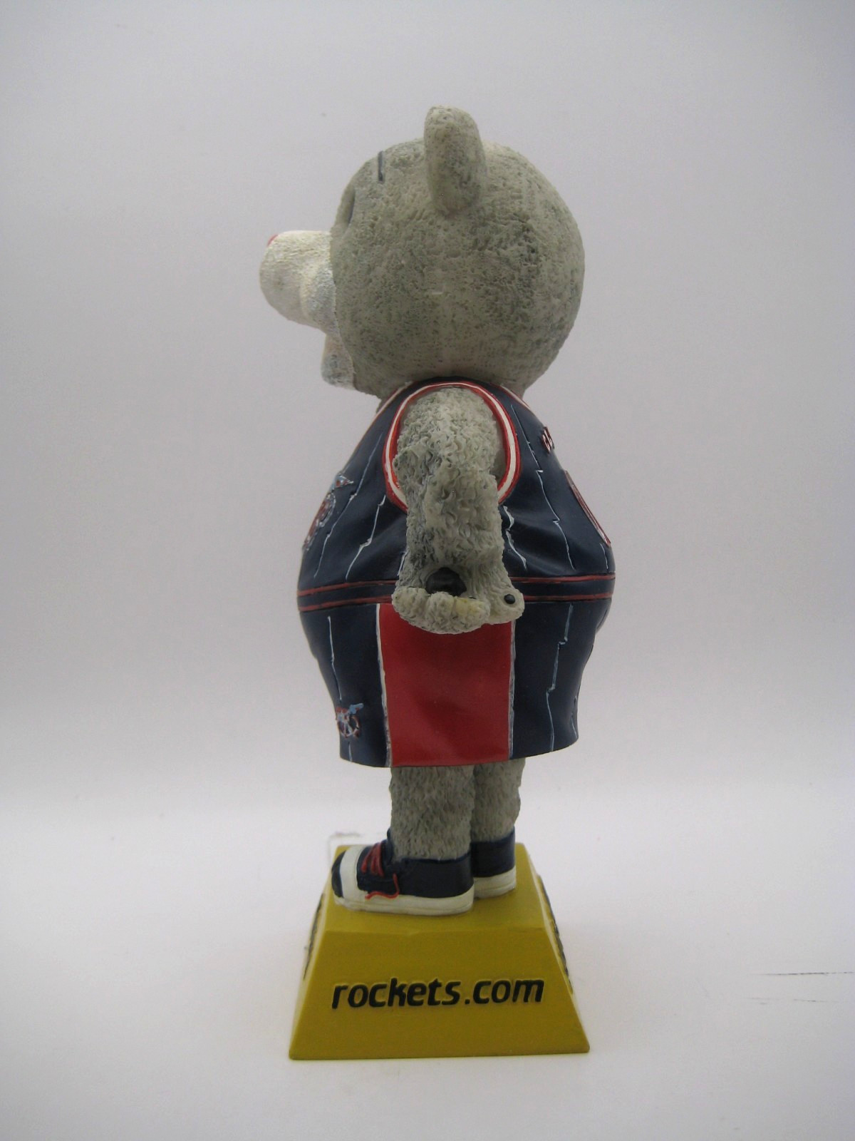 CLUTCH HOUSTAN ROCKETS MASCOT 2001-02 SGA “BOBBLE BELLY” BOBBLEHEAD FREE SHIP
