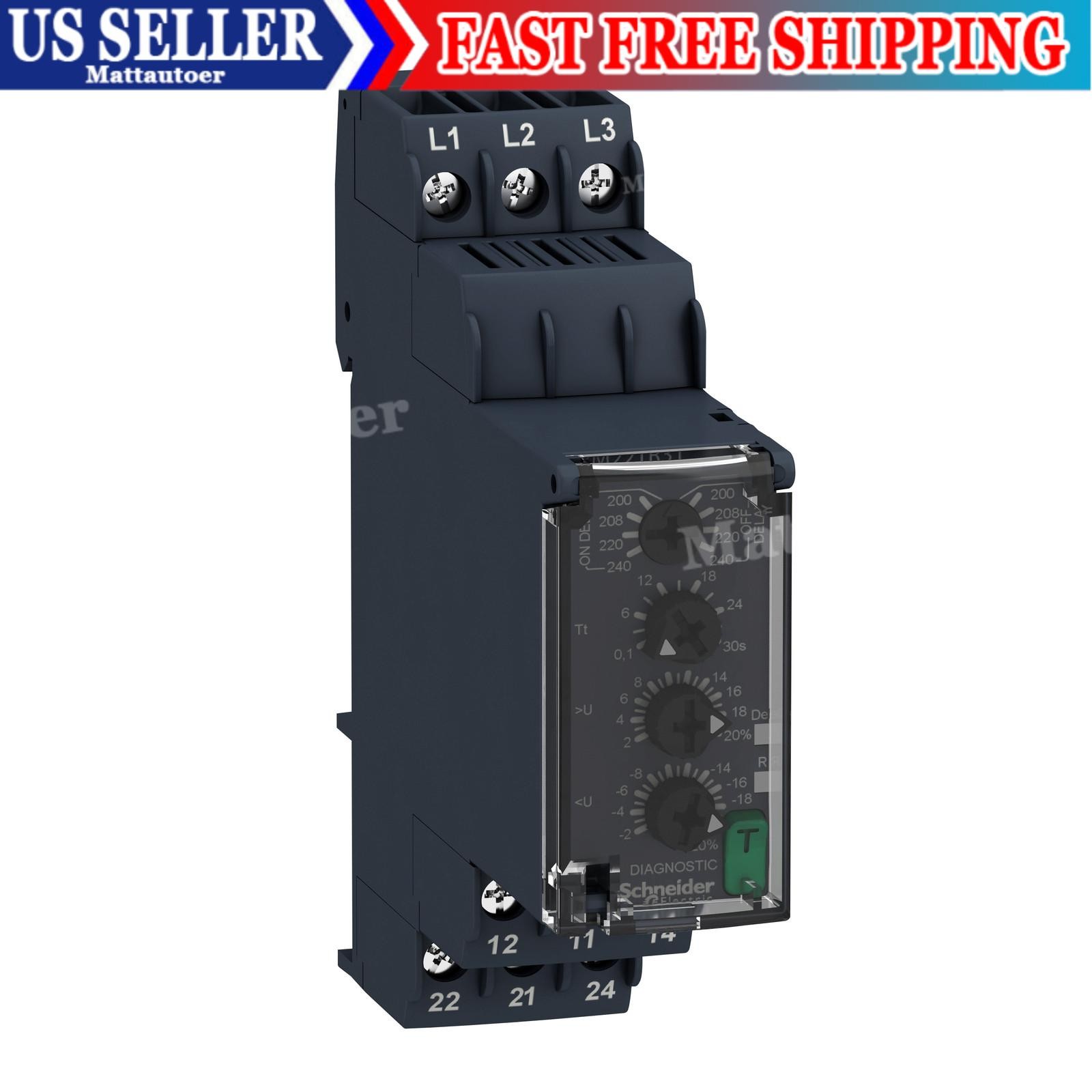 Schneider Electric RM22TR31 3 PHASE VOLTAGE CONTROL R-