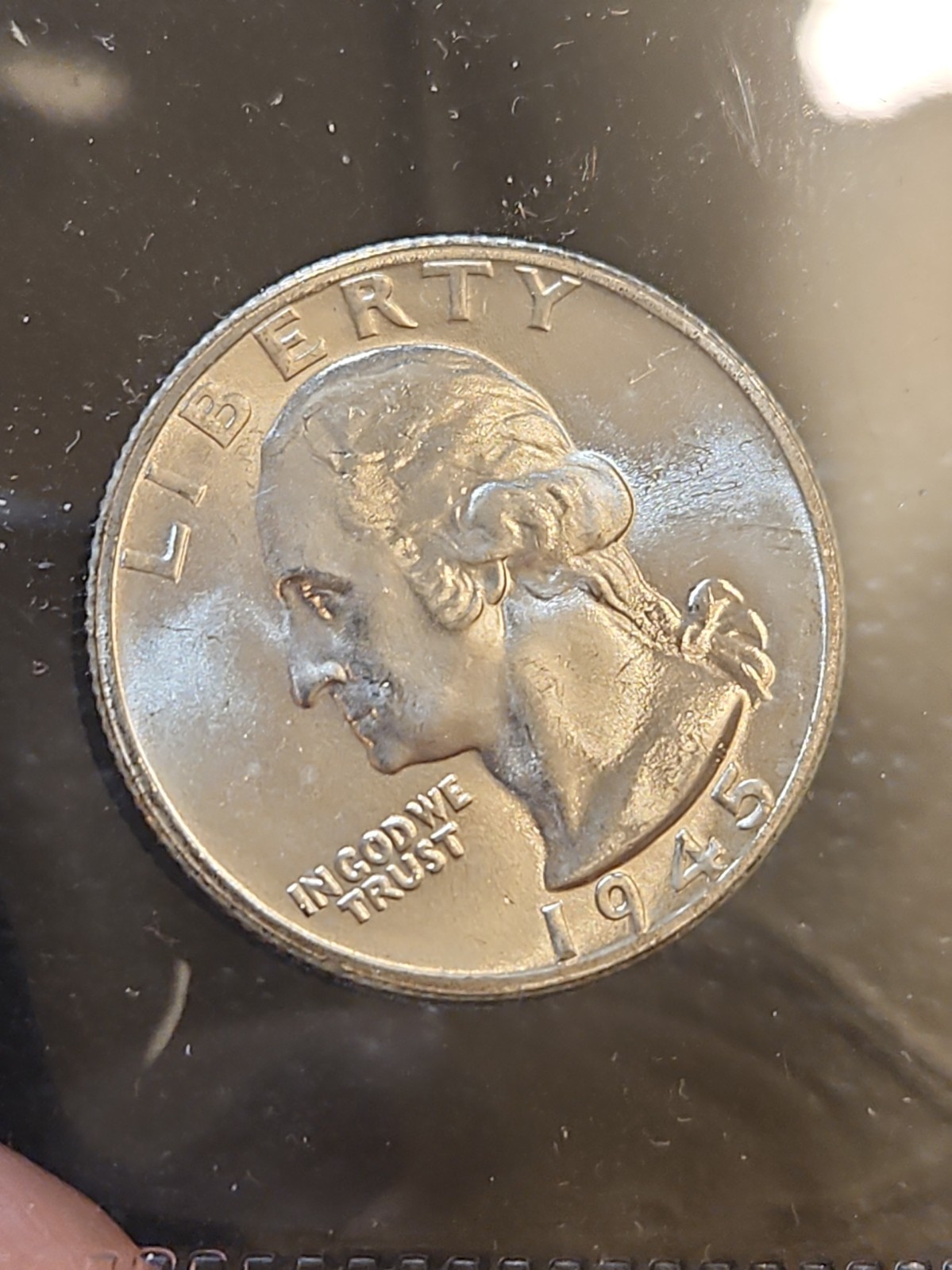 1945-S WASHINGTON QUARTER 'UNC '#0513