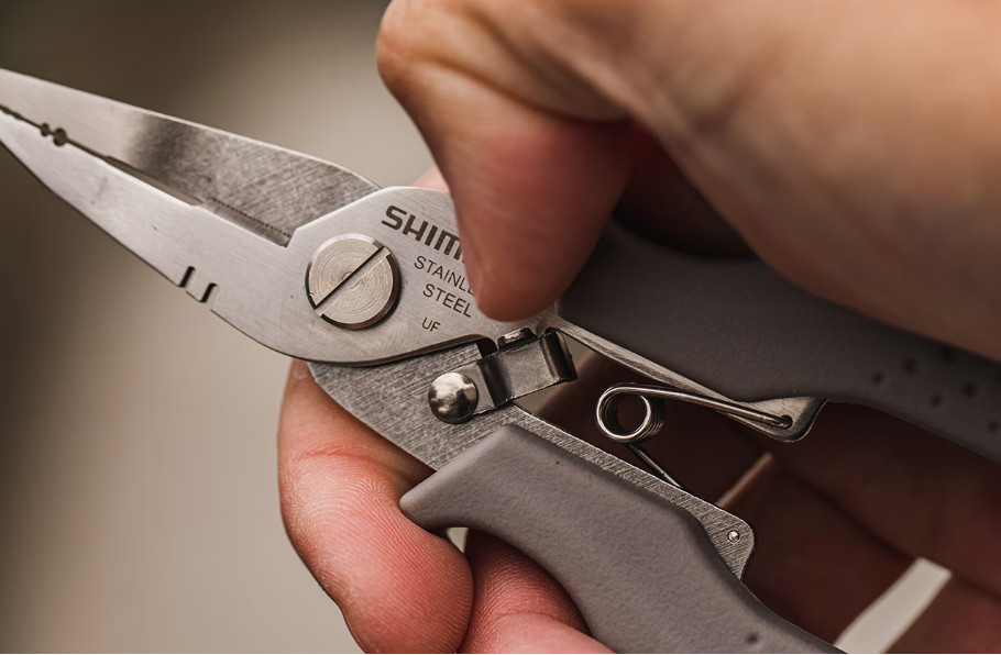 SHIMANO AD Pliers RH TYPE-F Black CT-541P Compatible ring(#) 1~5 158mm Stainless