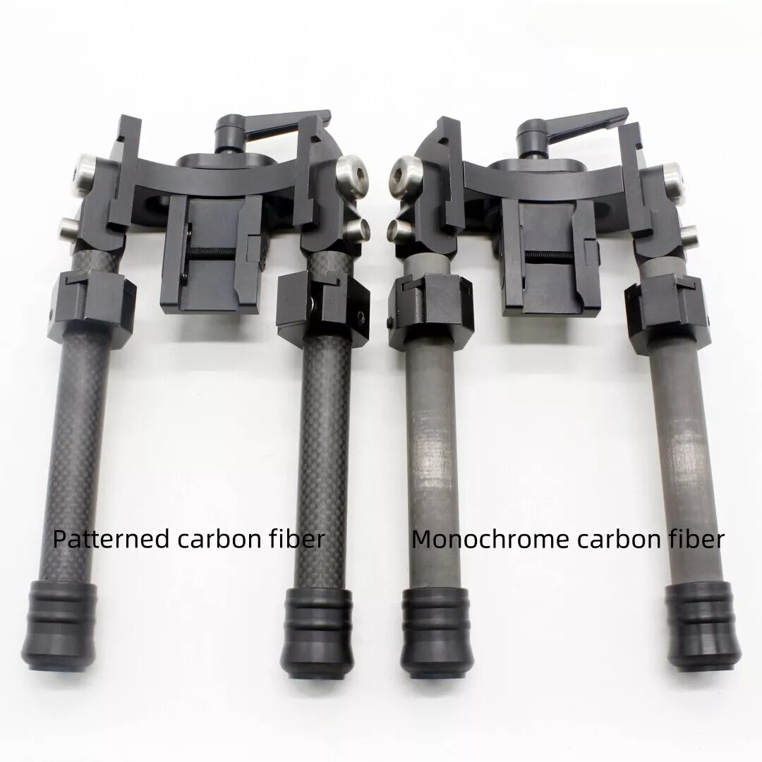 8-12'' Adjustable Rifle Bipod Heavy Duty Carbon Fiber LRA Long Range for Hunting