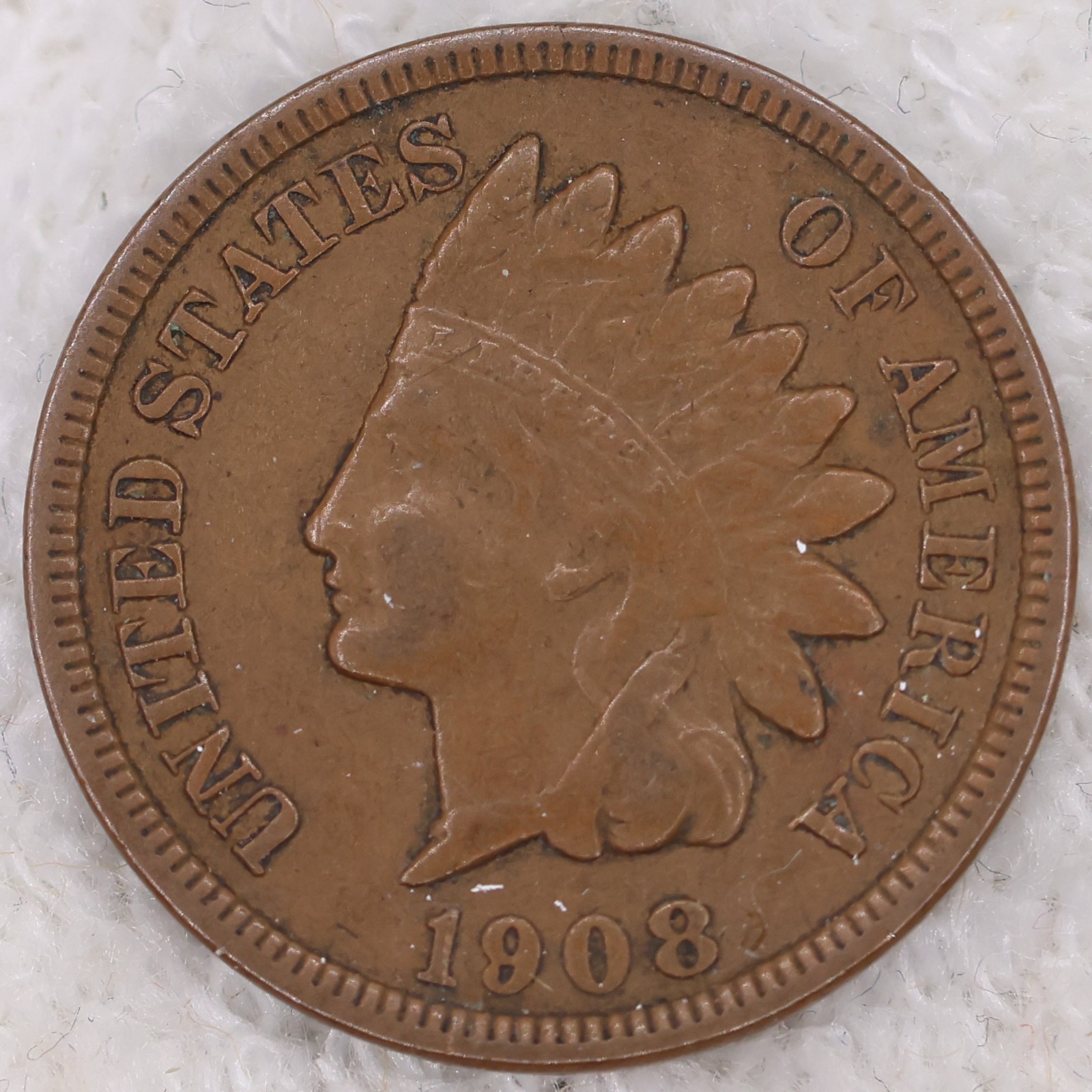 Indian Head Wheat Penny 1908