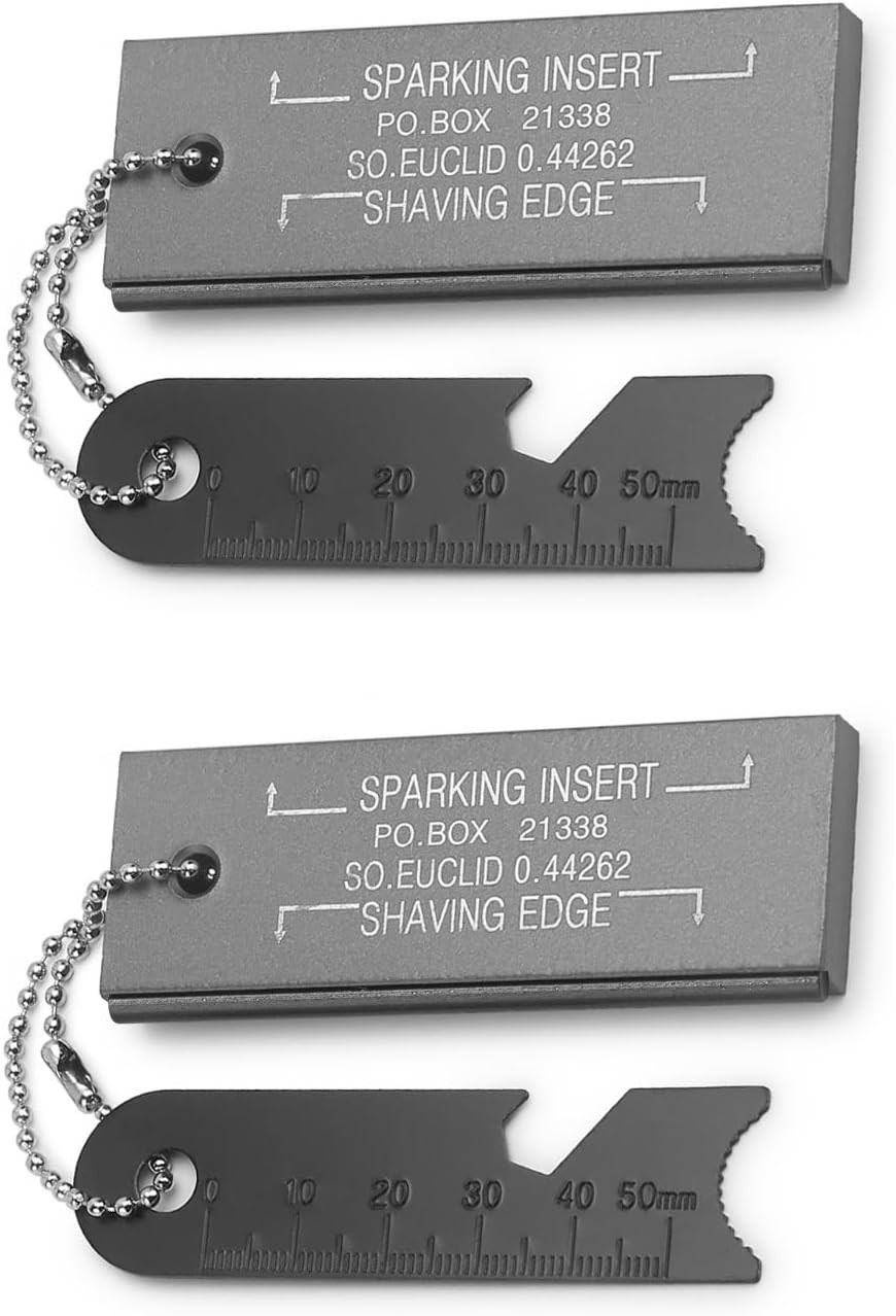 Encendedor magnesio cerillas de pedernal impermeables acero ferro para camping