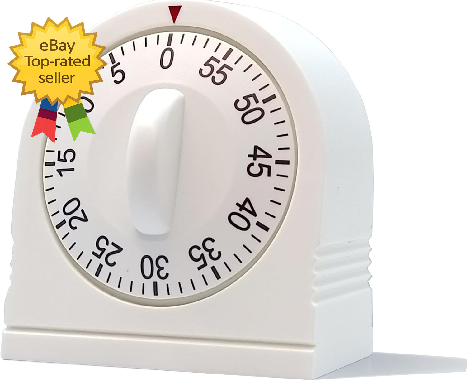 60 Minute Wind up Timer  Visual Mechanical Timer with Loud Alarm Manual Countdow