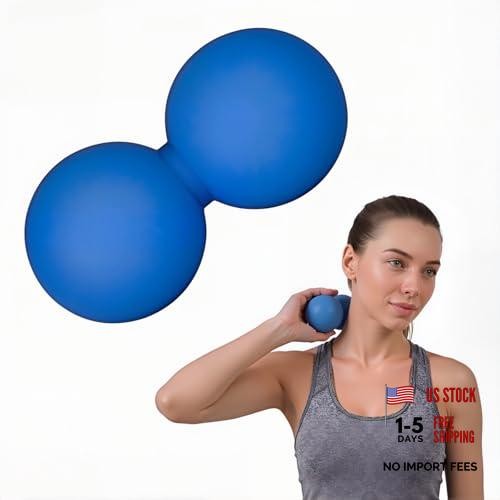 Peanut Massage Ball for Myofascial Release - Silicone Massager - Silicone