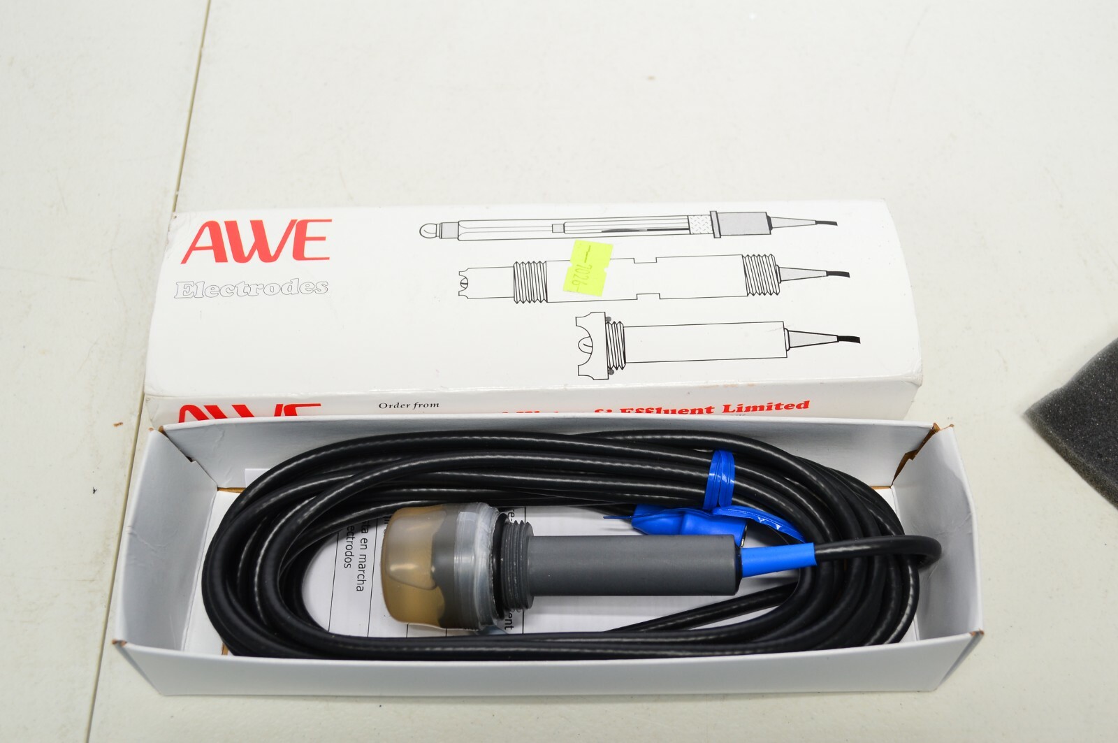 Automated Water & Effluent Ltd Tuff Tip PH Probe PTT183-20B for PTT90S