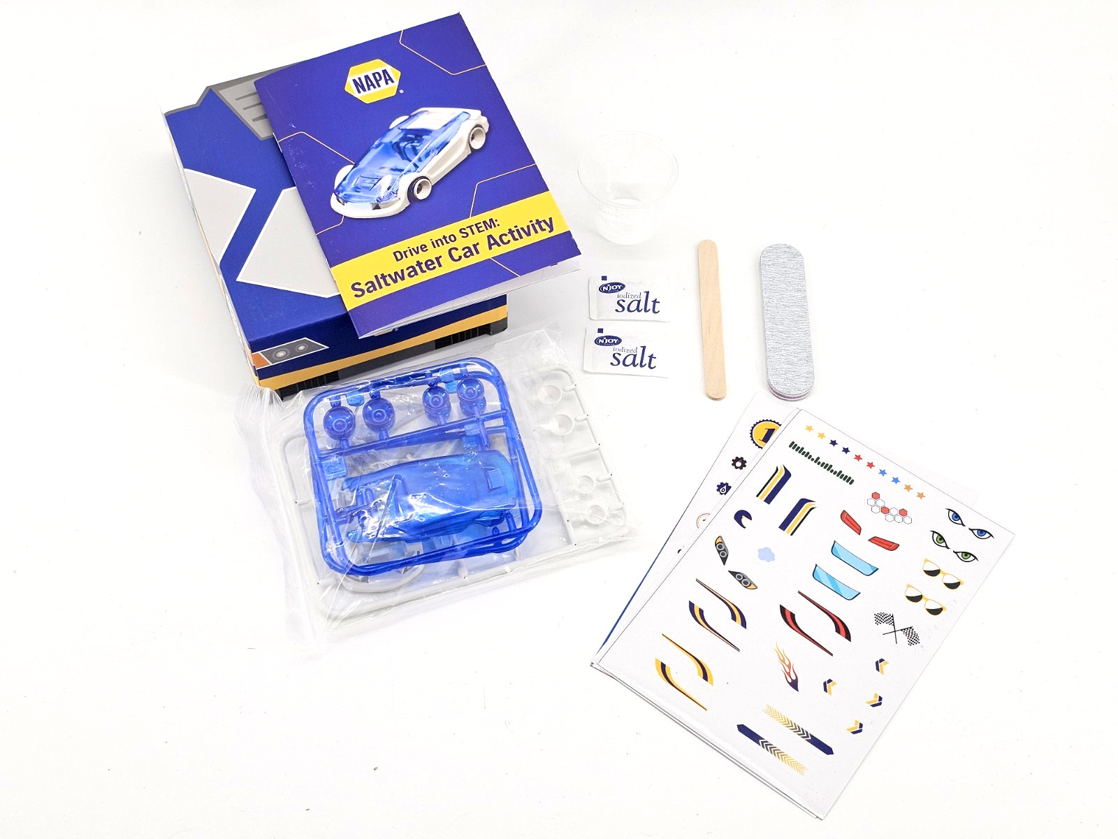 NAPA - Drive into STEM - Salt Water Powered Model Car Kit