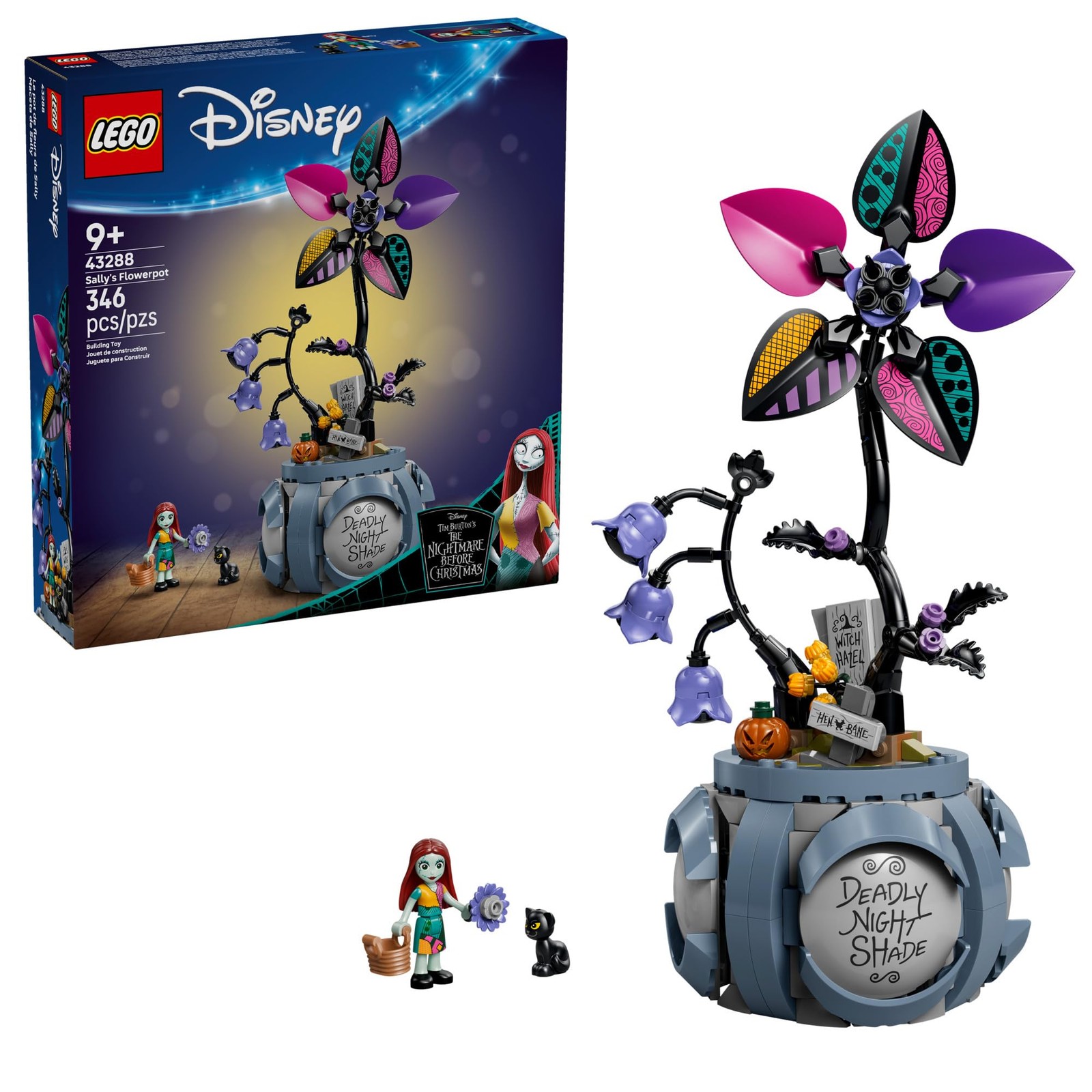 Flowerpot Building Toy The Nightmare Before Christmas Set for Girls Boys Ages 9+