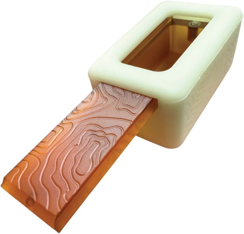 Maratac Tiny Ultem Box Silicone Holder Glows In Dark Dual-Locking Ball Detents