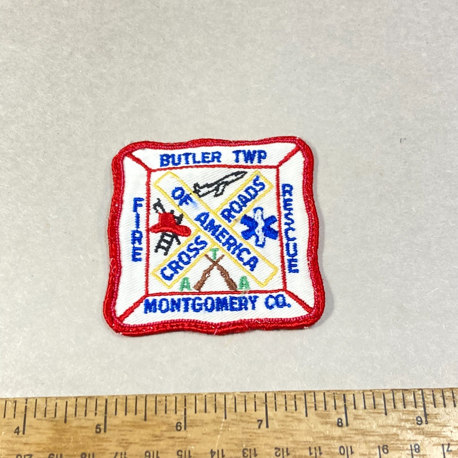 Fire & Rescue Patch Crossroads of America Butler Twp. Montgomery Co.