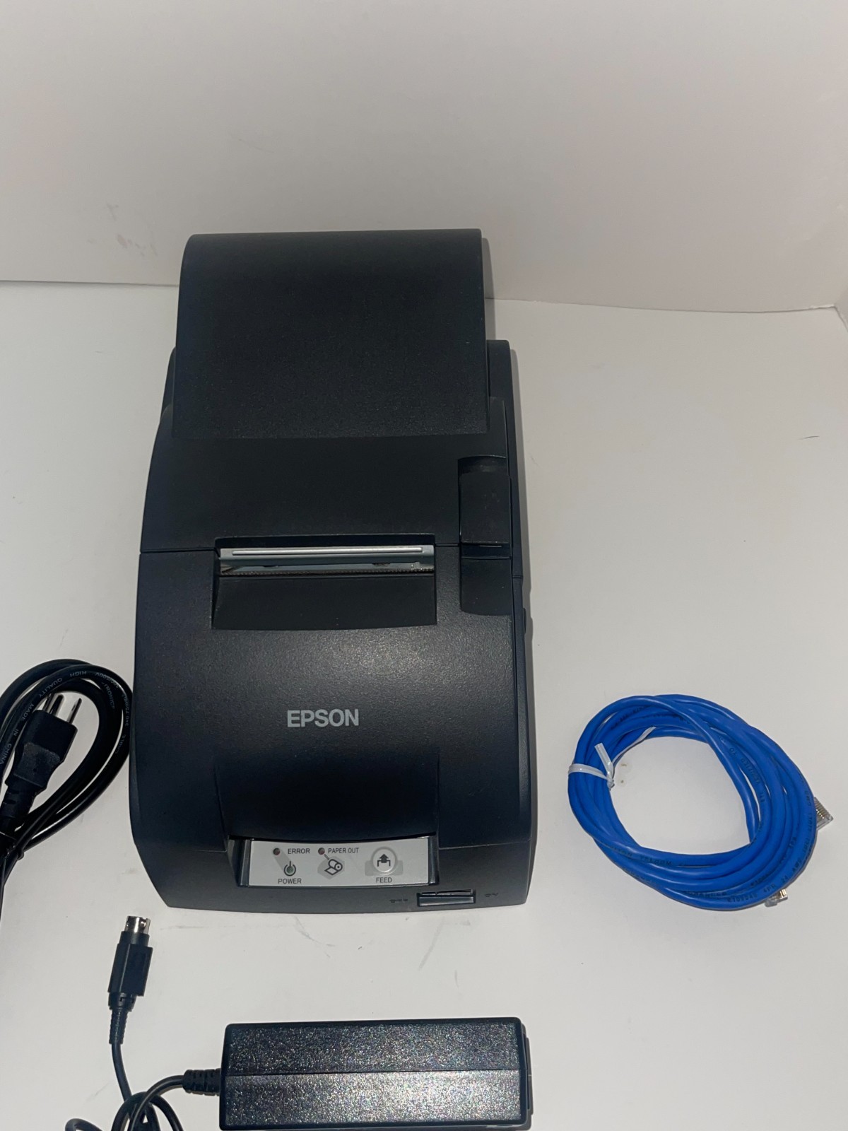 EPSON TM-U220A M188A Dot Matrix POS Receipt Printer Ethernet E04 w Journal
