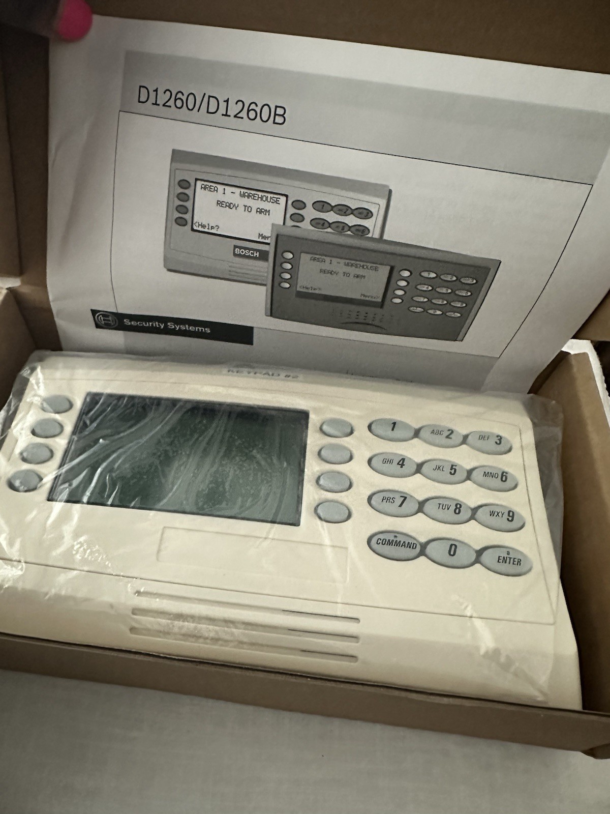 D1260 Bosch SDI Keypad New