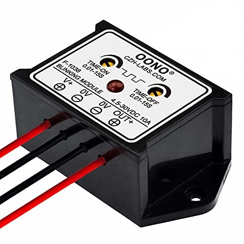 DC 4.5-30V 10Amp Blinking Flasher Module, Normally Open
