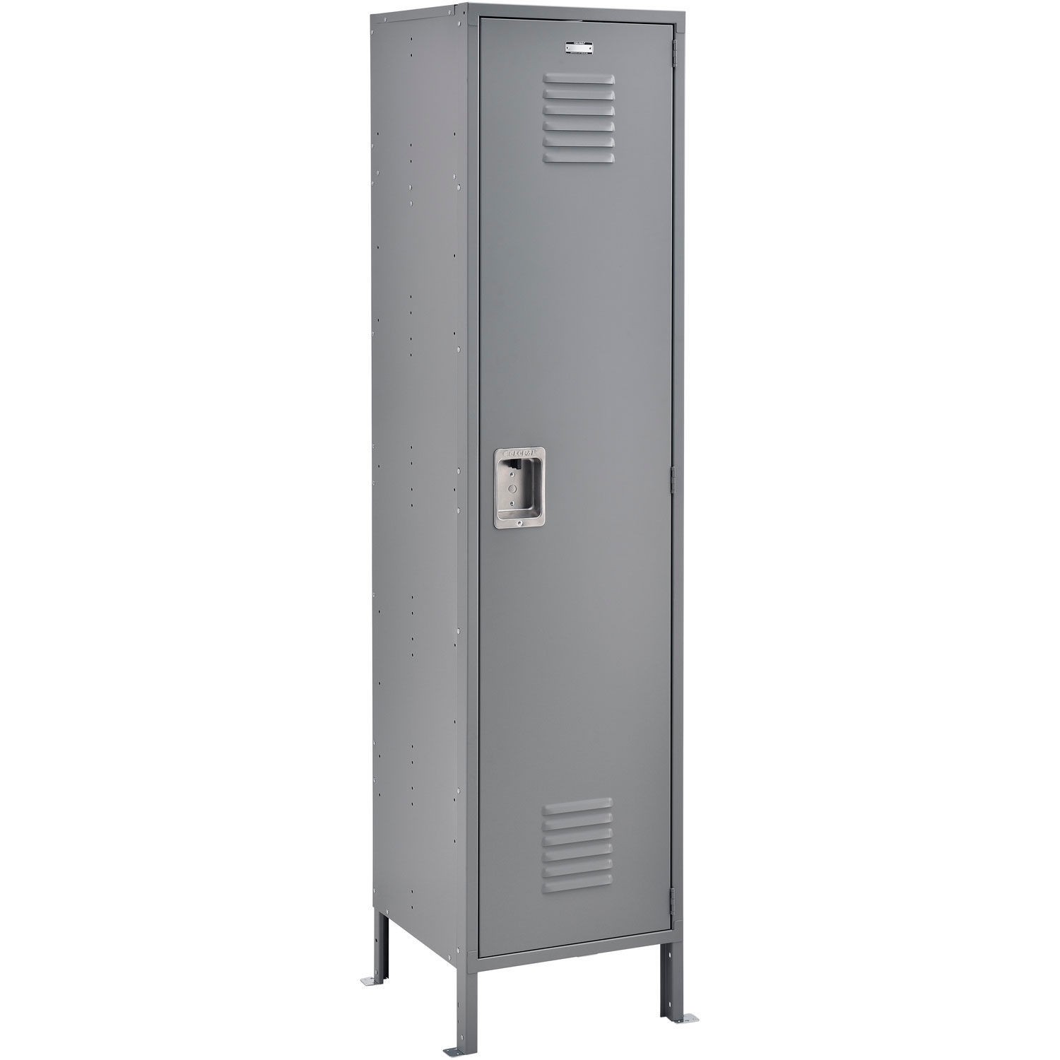 1-Tier 1 Door Locker 18"Wx18"Dx72"H Gray Unassembled