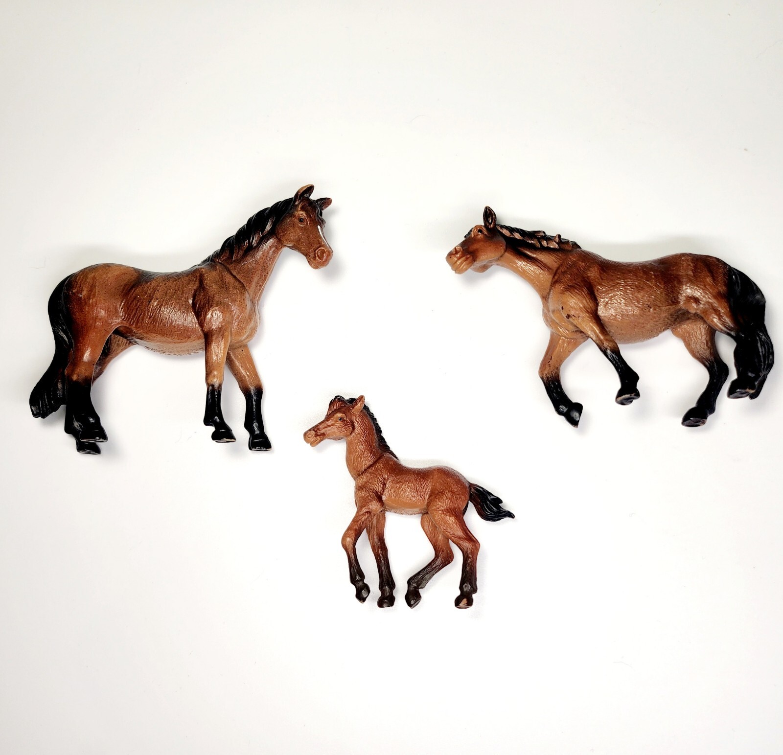 Animal Planet Farm Family Horses 2021 Blip Toys #40386 Lot Of 3