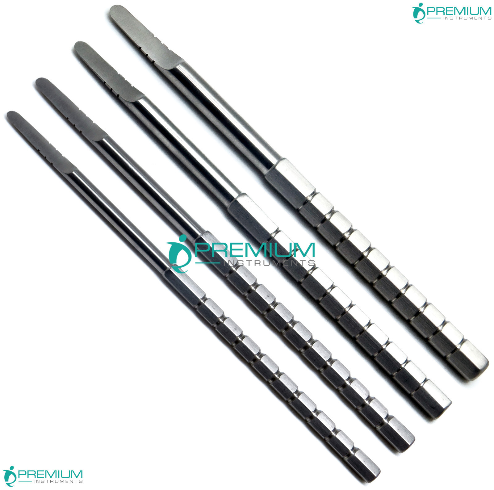 4 Pcs Dental Straight Chisels Splitting Surgical Extracting Instruments