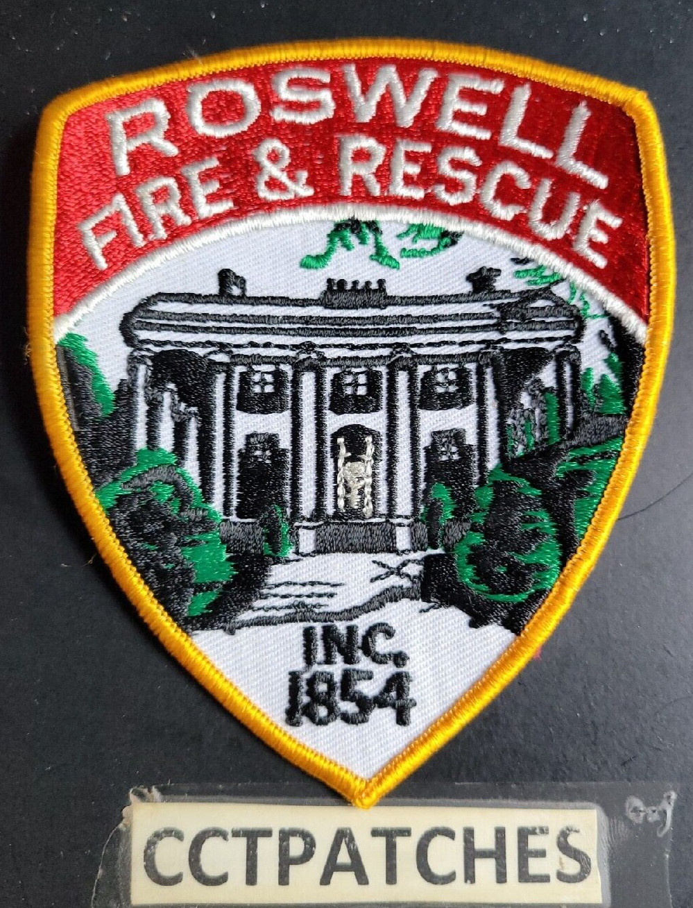 ROSWELL, GEORGIA FIRE DEPARTMENT SHOULDER PATCH GA