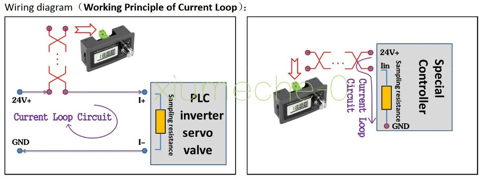 1PCS Small LCD 4-20mA Signal Generator DC 15-30V Current Transmitter