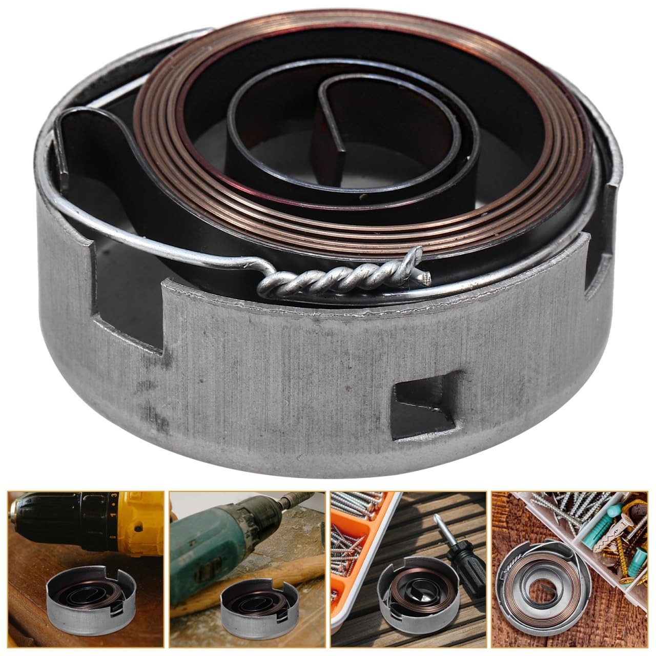 1 Set of Drill Press Replacement Return Spring Quill Spring Return Coil Sprin...