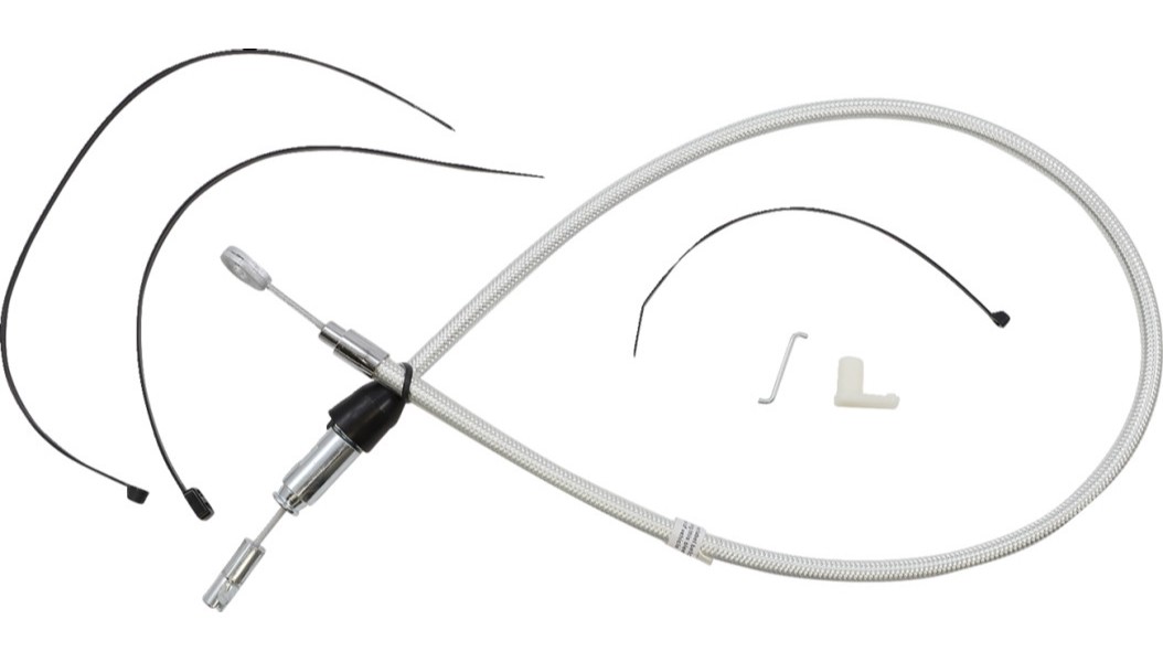 Magnum Stock Length Quick Connect Braided Upper Clutch Cables 323402HE