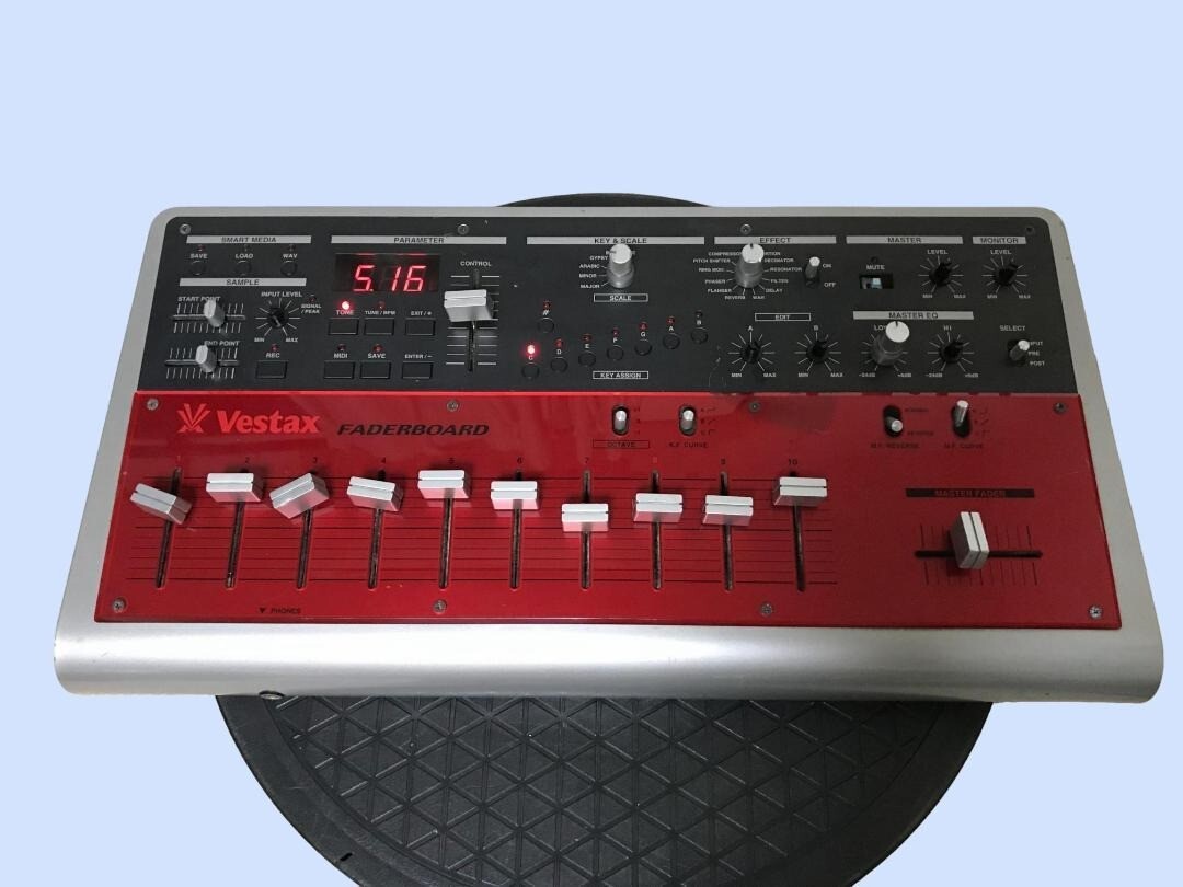 Vestax FADERBOARD Sampler Synthesizer Free Shipping From Japan