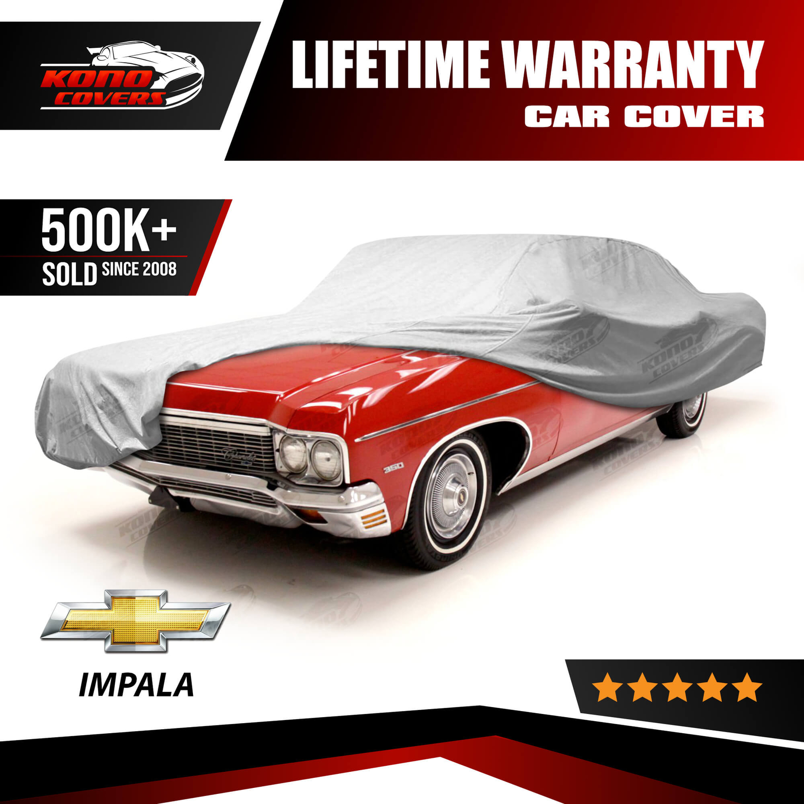 Chevrolet Impala 5 Layer Car Cover 1967 1968 1969 1970 1971 1972 1973 1974