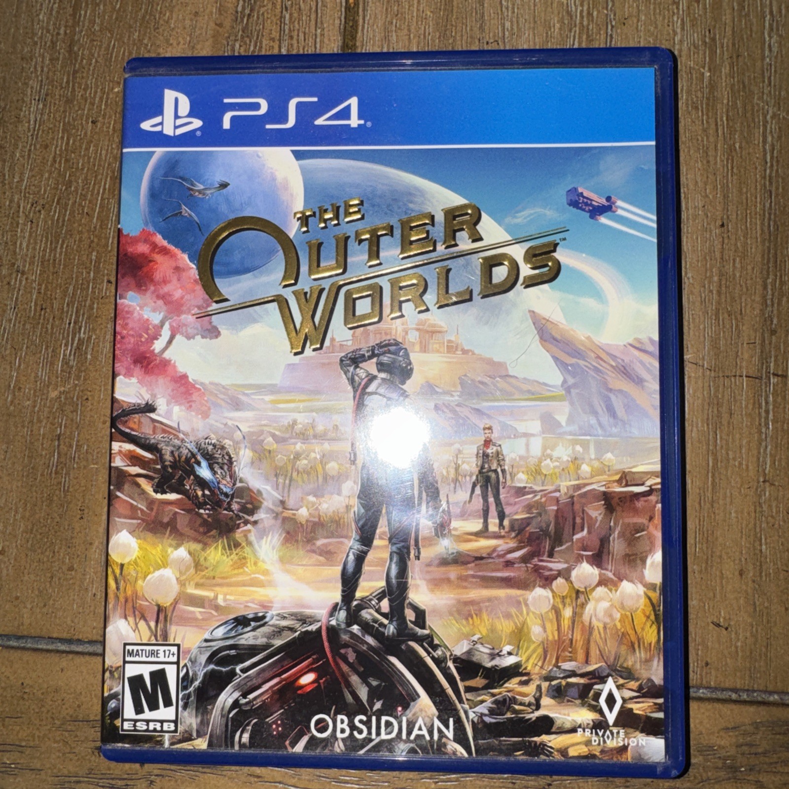 The Outer Worlds PS4 OEM Case Manual No Game Disc Original Cover Art