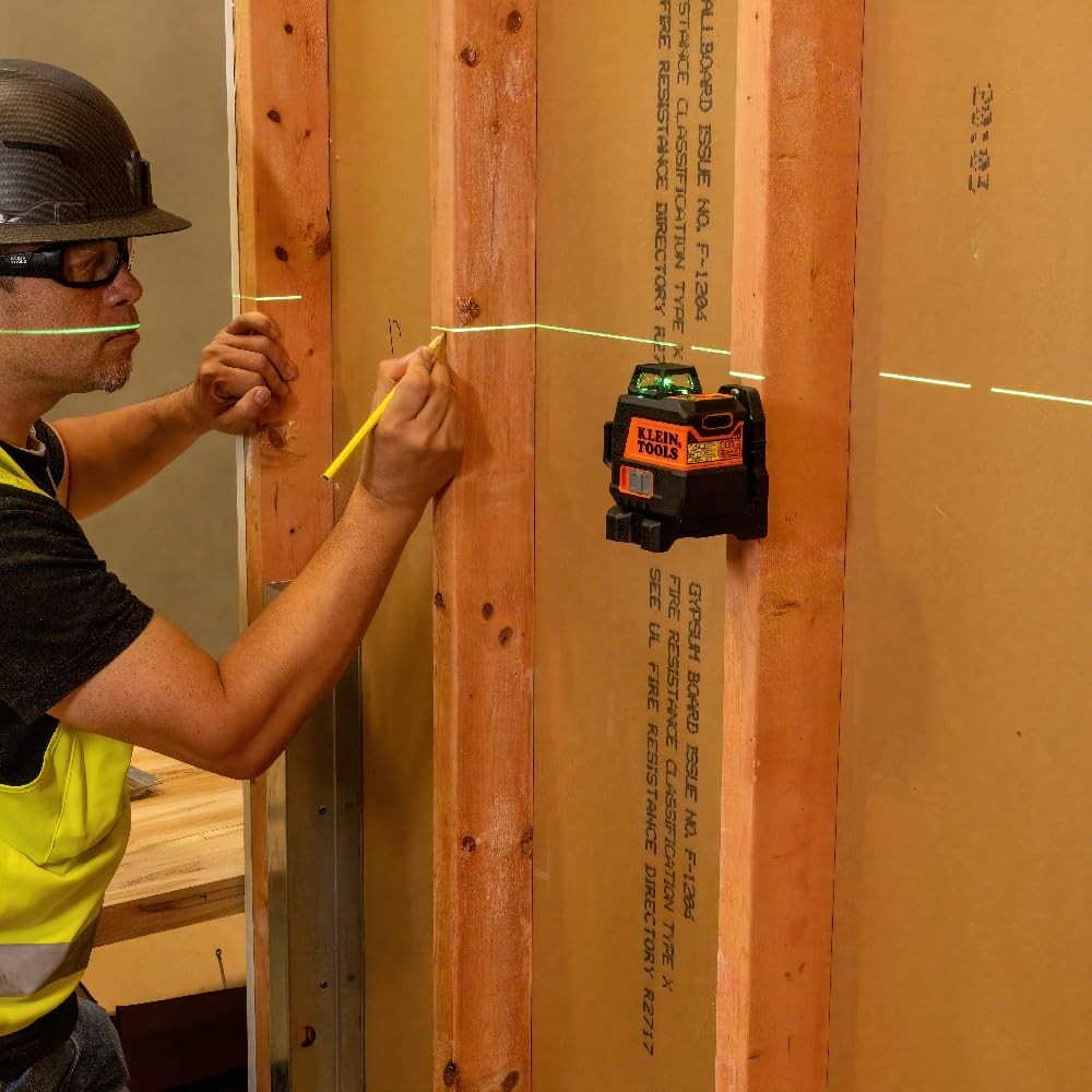 DIY Home Improvement Laser Level - Klein Tools 93CPLG Self Leveling 360