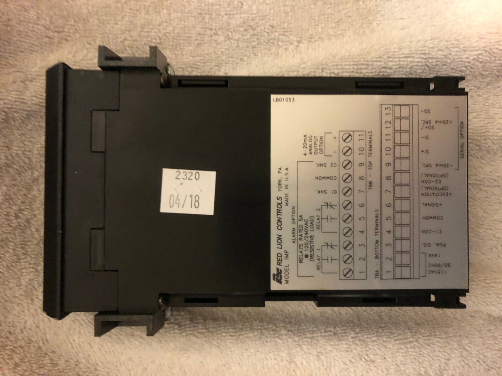 Red Lion Controls IMP23100 Panel Process Meter Nice Condition Warranty