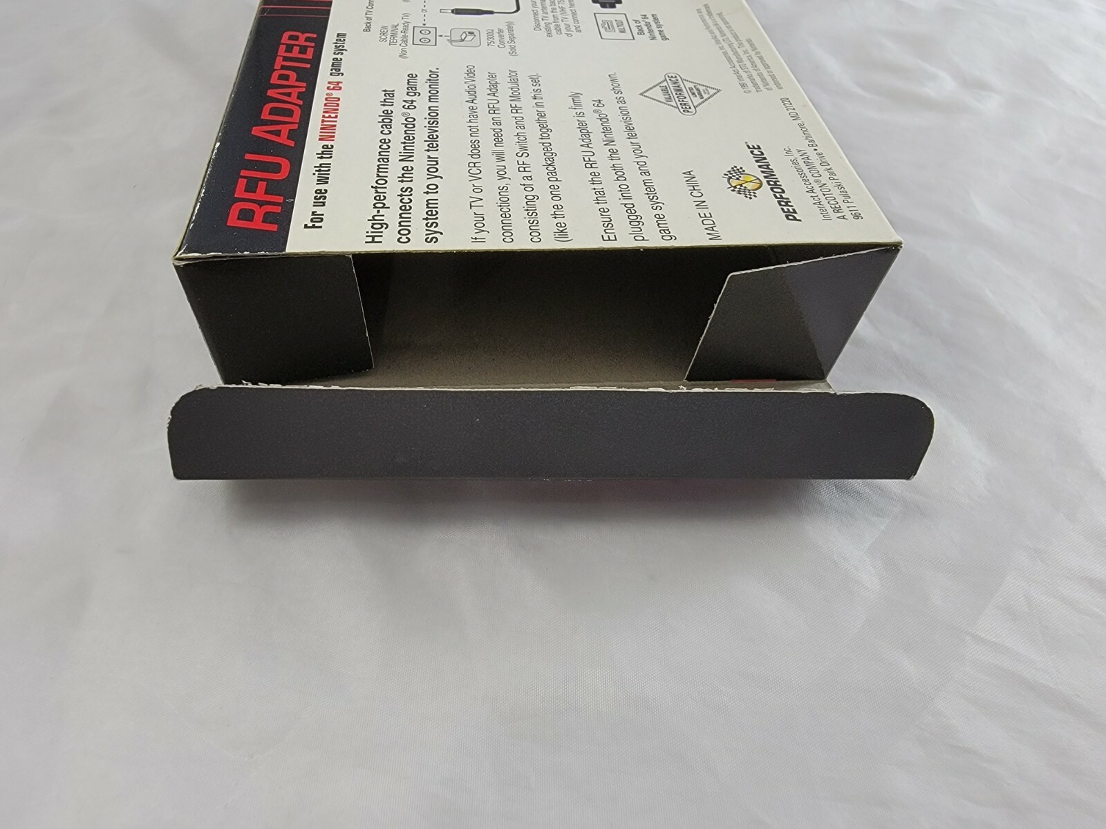 Nintendo 64 N64 RFU Adapter Original Box Only