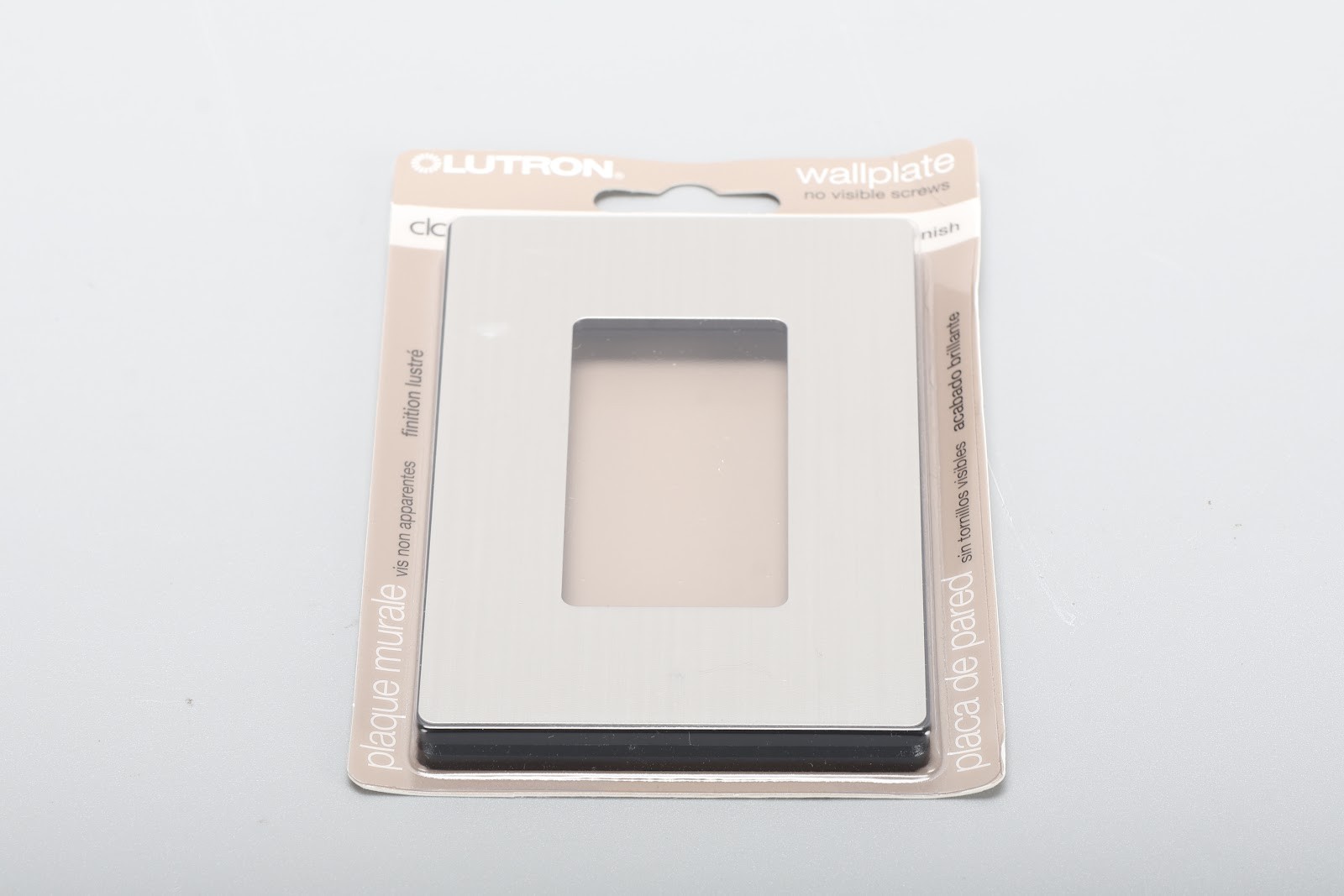Lutron CW-1-SS Claro Stainless Steel 1-Gang Wallplate 027557223249 Lot of 5 NEW