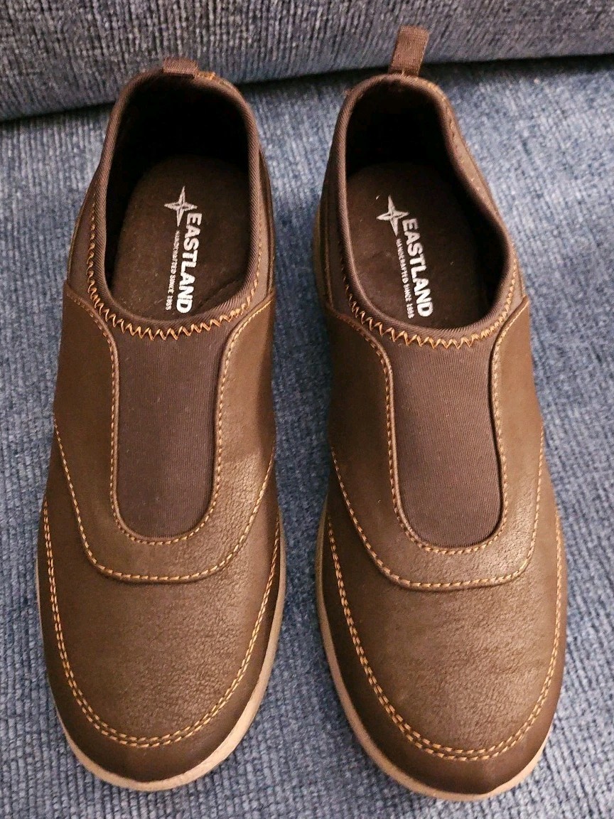 Eastland Loretta Womens Slip-On Shoes Size US 7.5 Brown Comfort