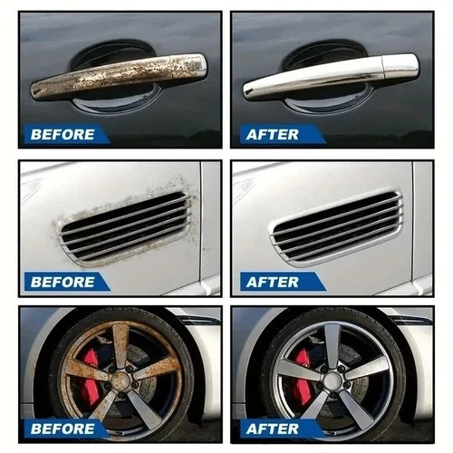 Universal Rust Remover Spray for Car Wheels Metal Surface DecontaminationView