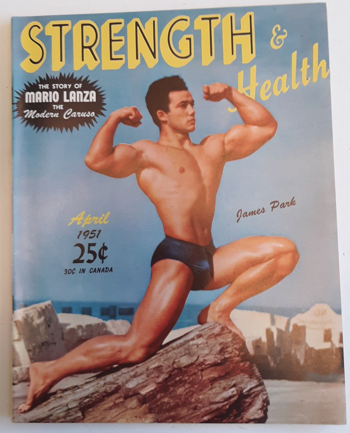 Strength & Health Magazine April 1951 James Park