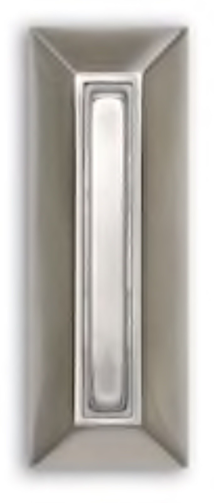FREE SHIPPING New Utilitech Wired Lighted Button Door Bell 0231157 Nickel Finish