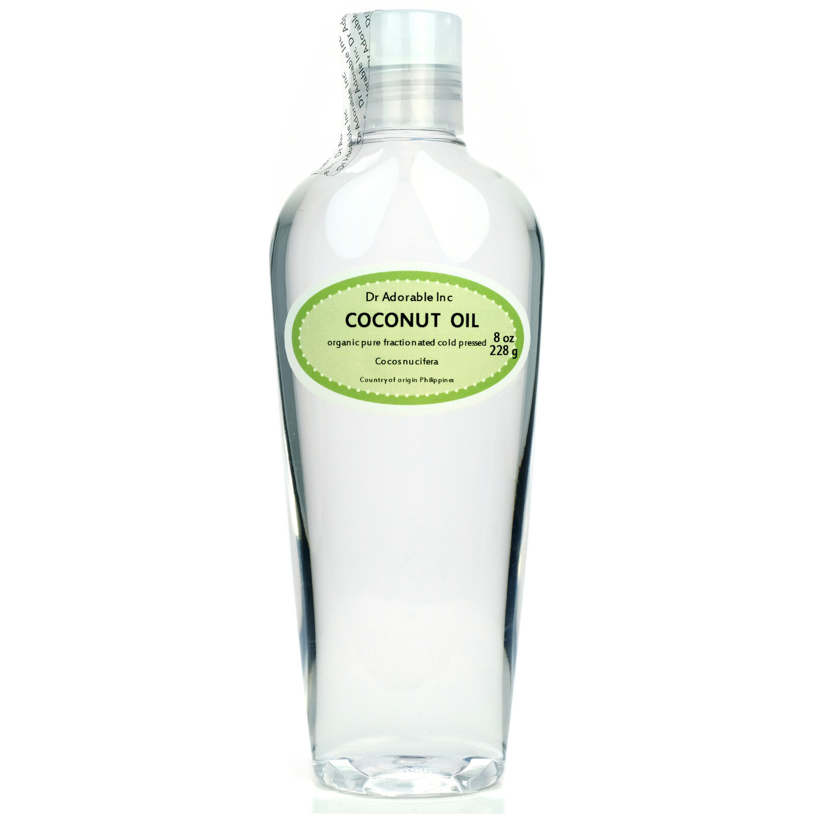 PURE FRACTIONATED COCONUT OIL ORGANIC COLD PRESSED   2 OZ -UP TO GALLON