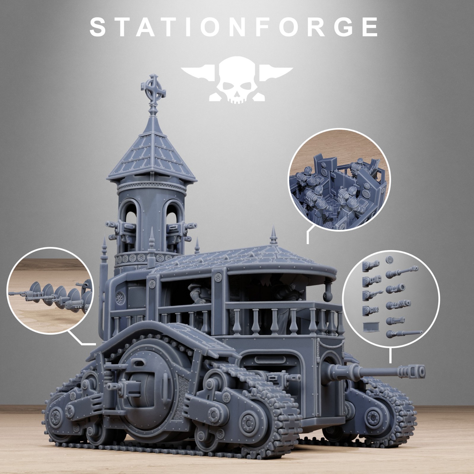 The Voladites Heavy Tank from Station Forge 32mm