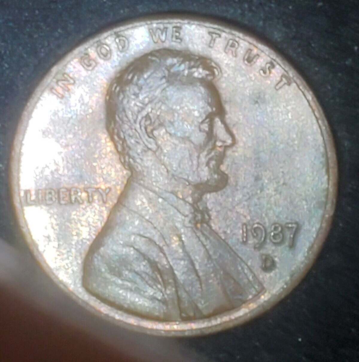1987 D Memorial Penny, ●EXTREME DOUBLING● Error