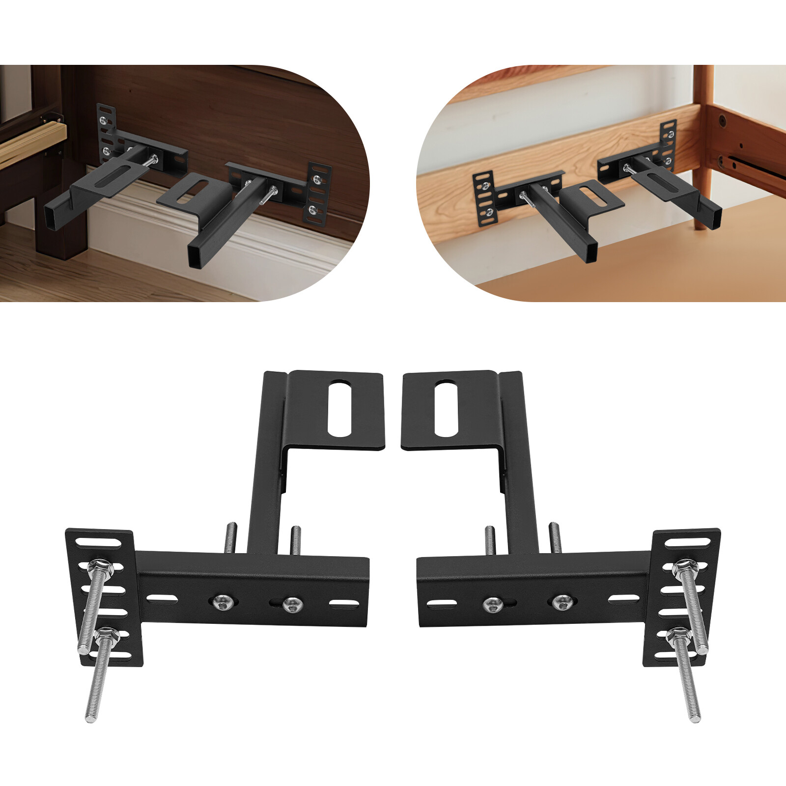 Adjustable Base Headboard Brackets, for Adjustable Bed Frame Fits King-size Bed