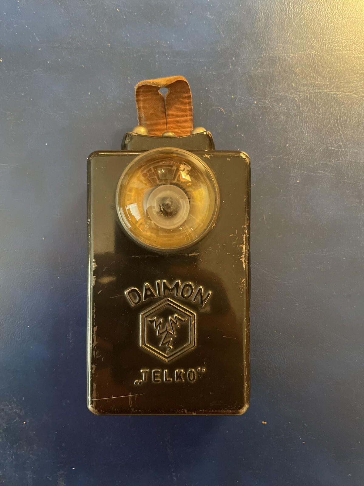 WW2 Original German Daimon flashlight mint condition with battery.