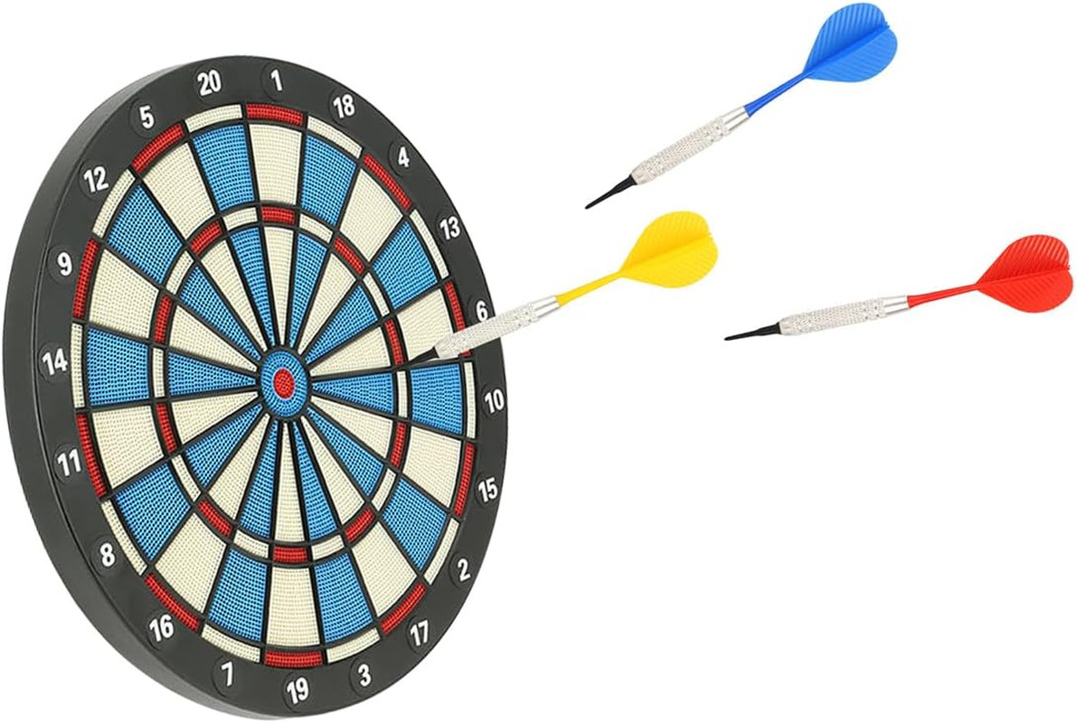 Soft Dart, 12 Pcs Dart with Plastic Soft Tip Points for Dartboard