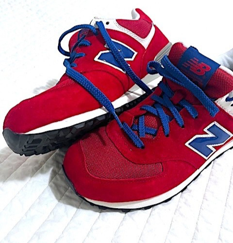 New Balance 574 Core Classic Sneakers Red / Royal NWOB - Size 11