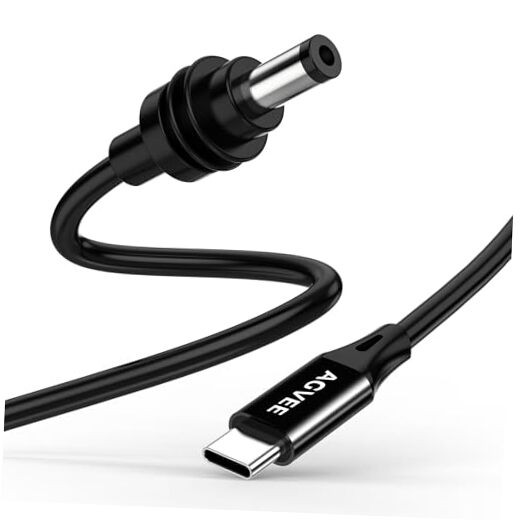 Starlink Mini USB C to DC Cable – 20V/7A 140W Power Rated – 10ft USB-C to DC