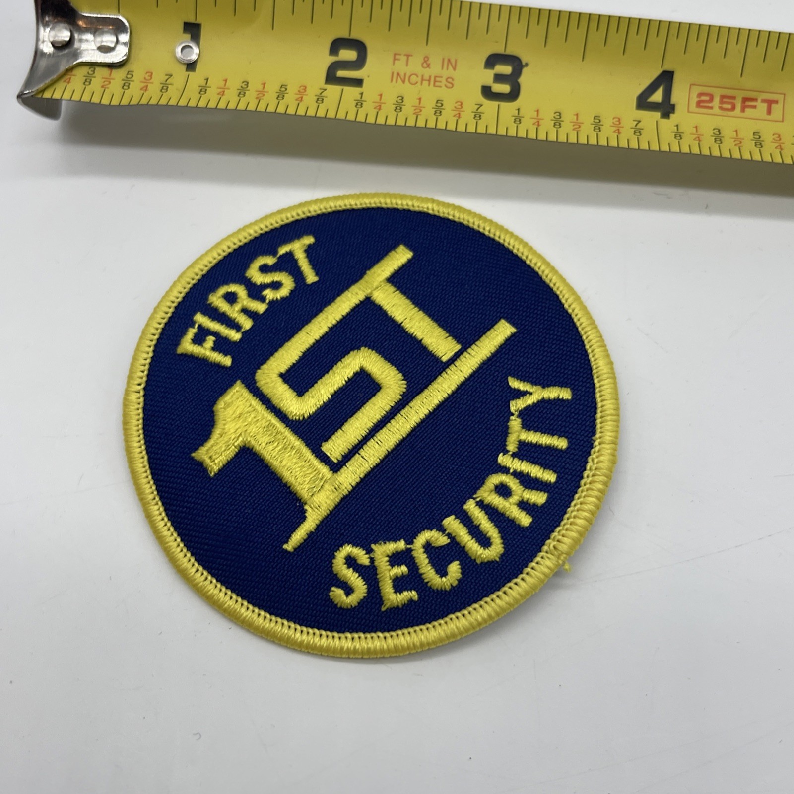 First Security Company 1st Security ERROR Patch Security Guard 3” Round