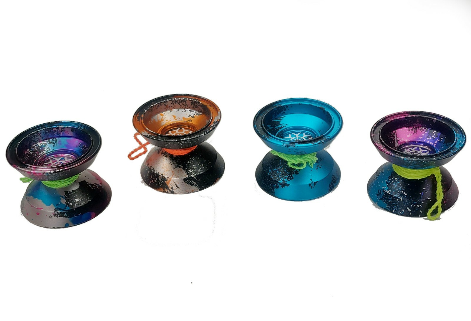 Acid Unresponsive Professional Trick String Magic YoYo Anodized Metal GALAXY