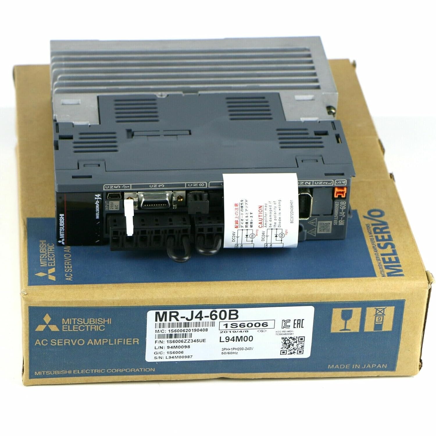 1PCS NEW Mitsubishi Servo Drive MR-J4-60B MRJ460B