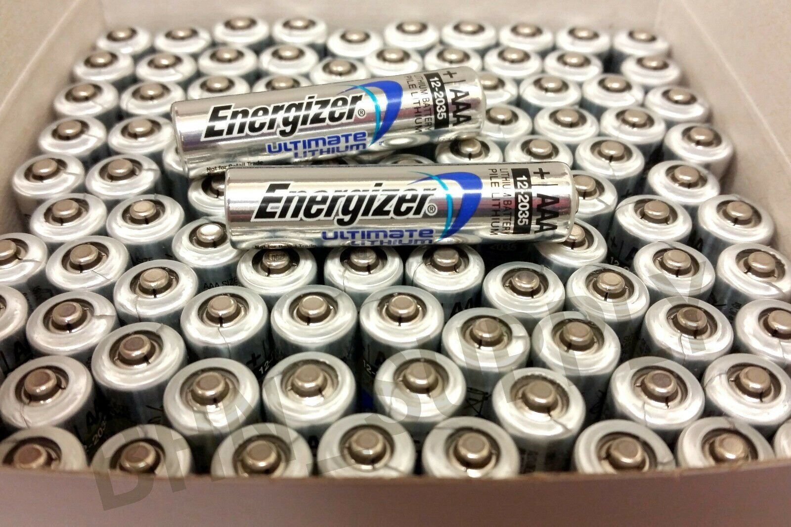 100 Energizer Ultimate AAA L92 Lithium Battery