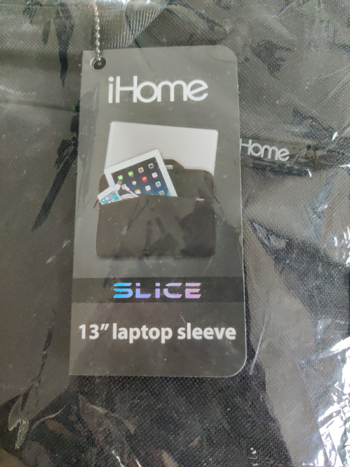 iHome Slice 13" Laptop Sleeve w/ Shoulder Strap - Padded - Black