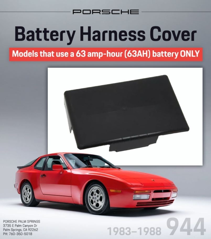 1983-1988 Porsche 944 Genuine Factory OEM Battery Cover 477915411A